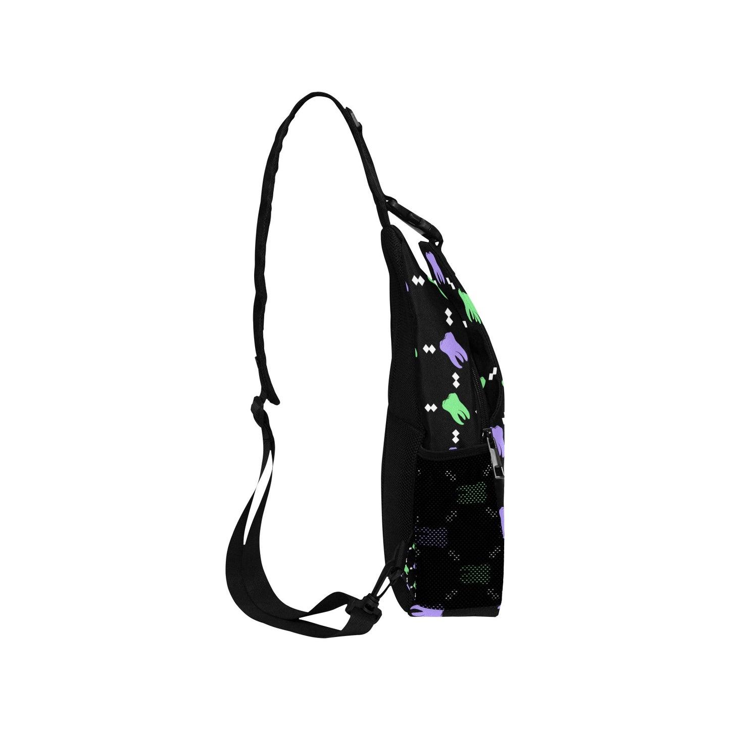 Tooth Print Sling Bag