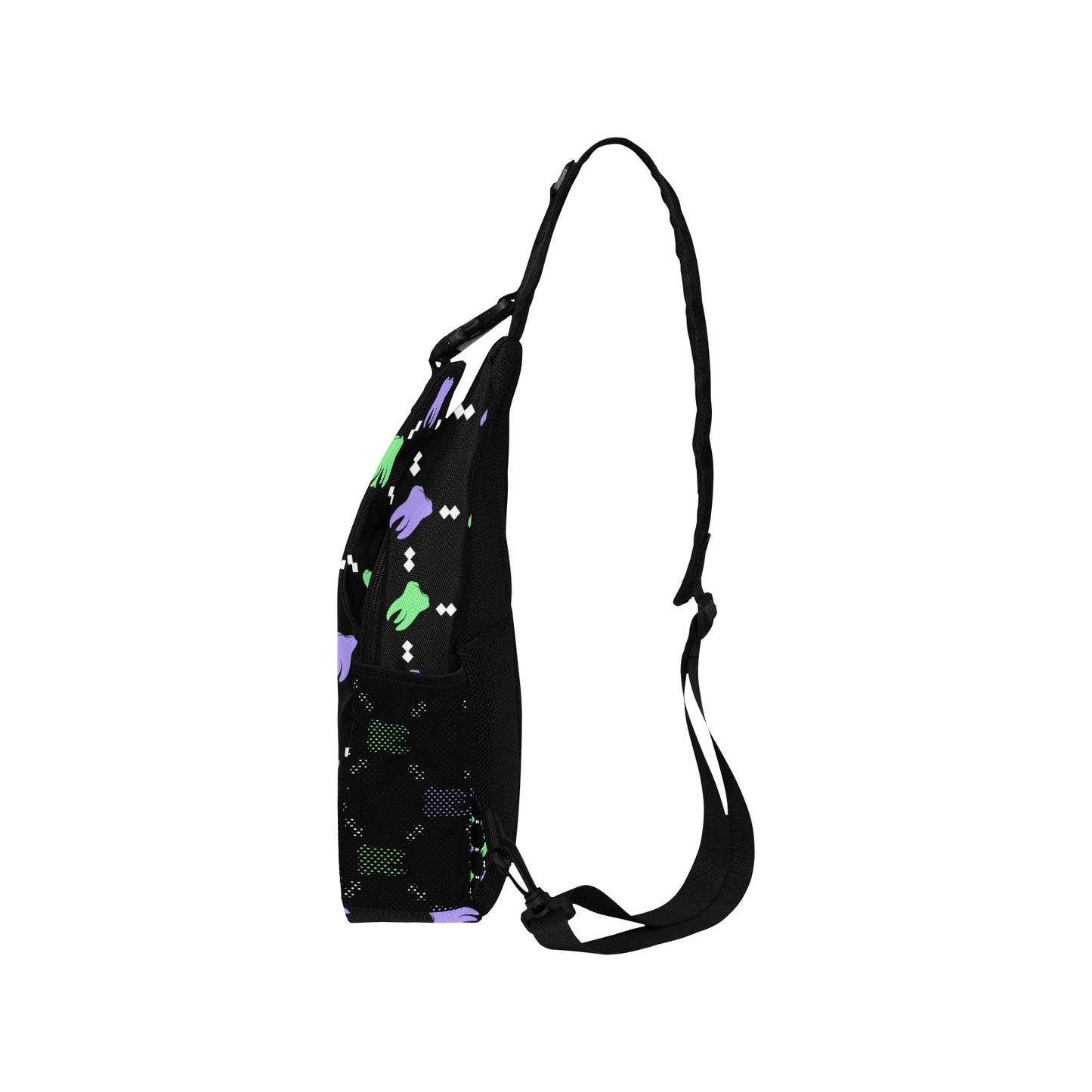 Tooth Print Sling Bag