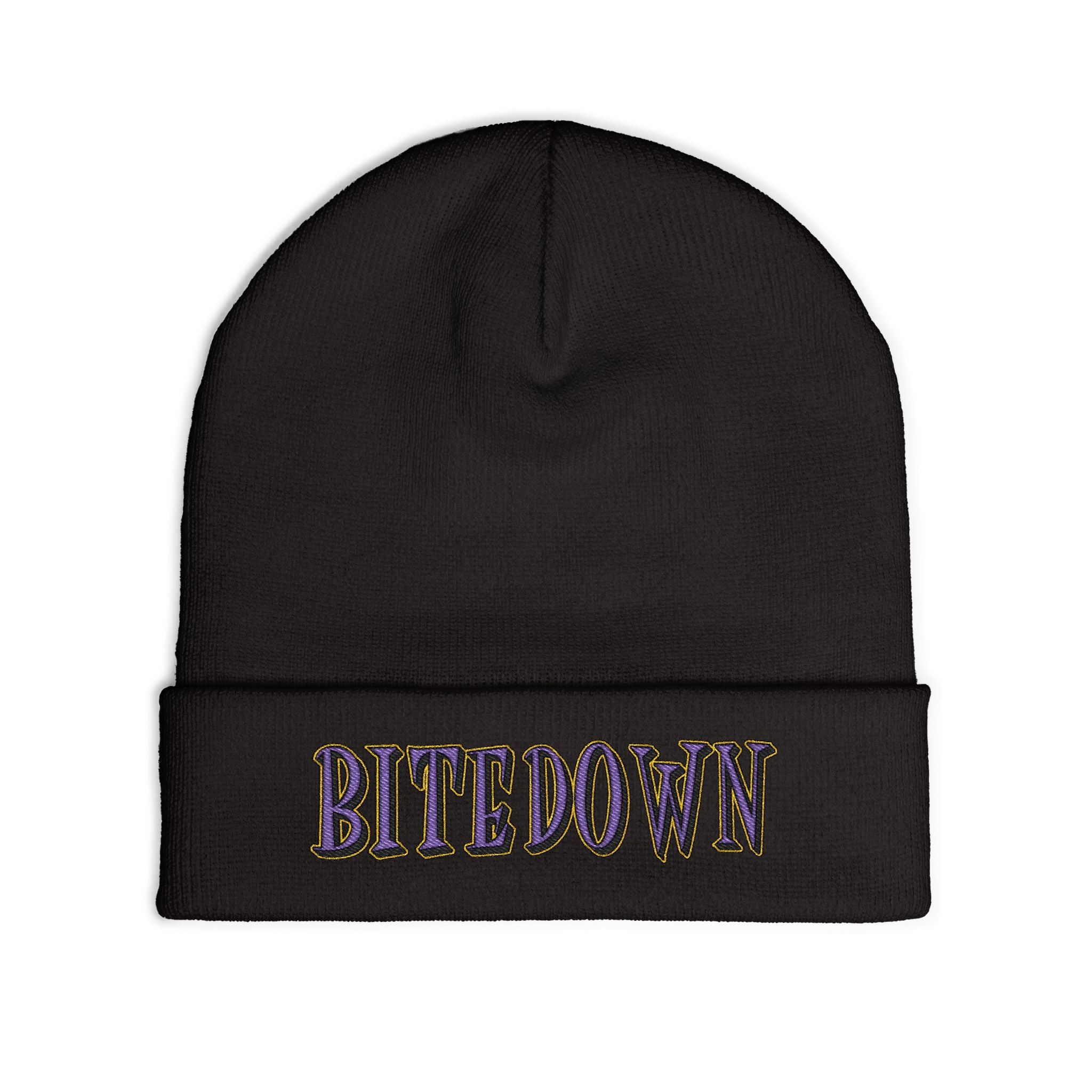 Knit Beanie (Embroidered)